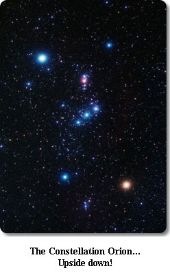 Orion...Upside Down