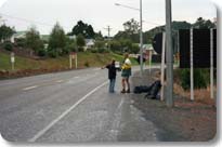 Hitching Near Pine Hill in Dunedin