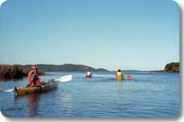 Kayaking Across Half Moon bay