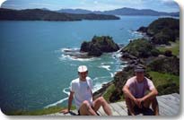 Jan & Mr. Moose at the Bay of Islands