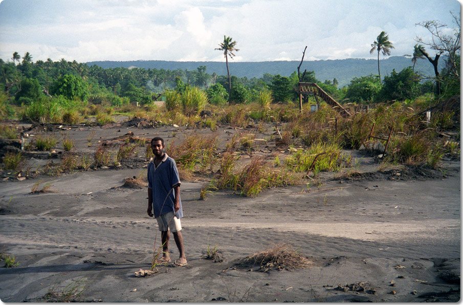 Michael In The Ruins of Rabaul